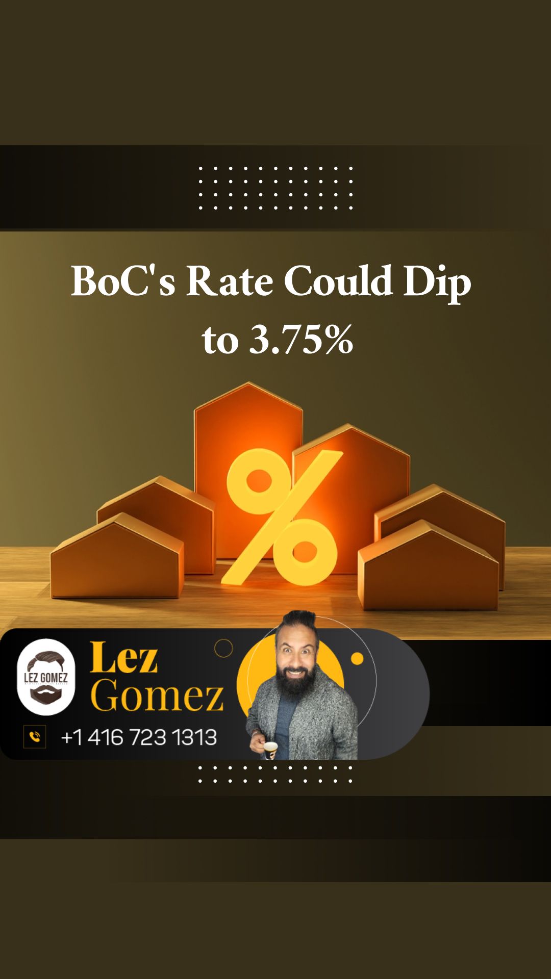 BoC’s Policy Rate Could Dip to 3.75% by Late 2024 | Get Your Mortgage for a LilLez!