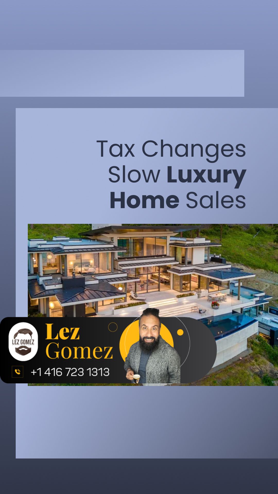 Tax Changes Slow Luxury Home Sales | Get Your Mortgage for a LilLez!