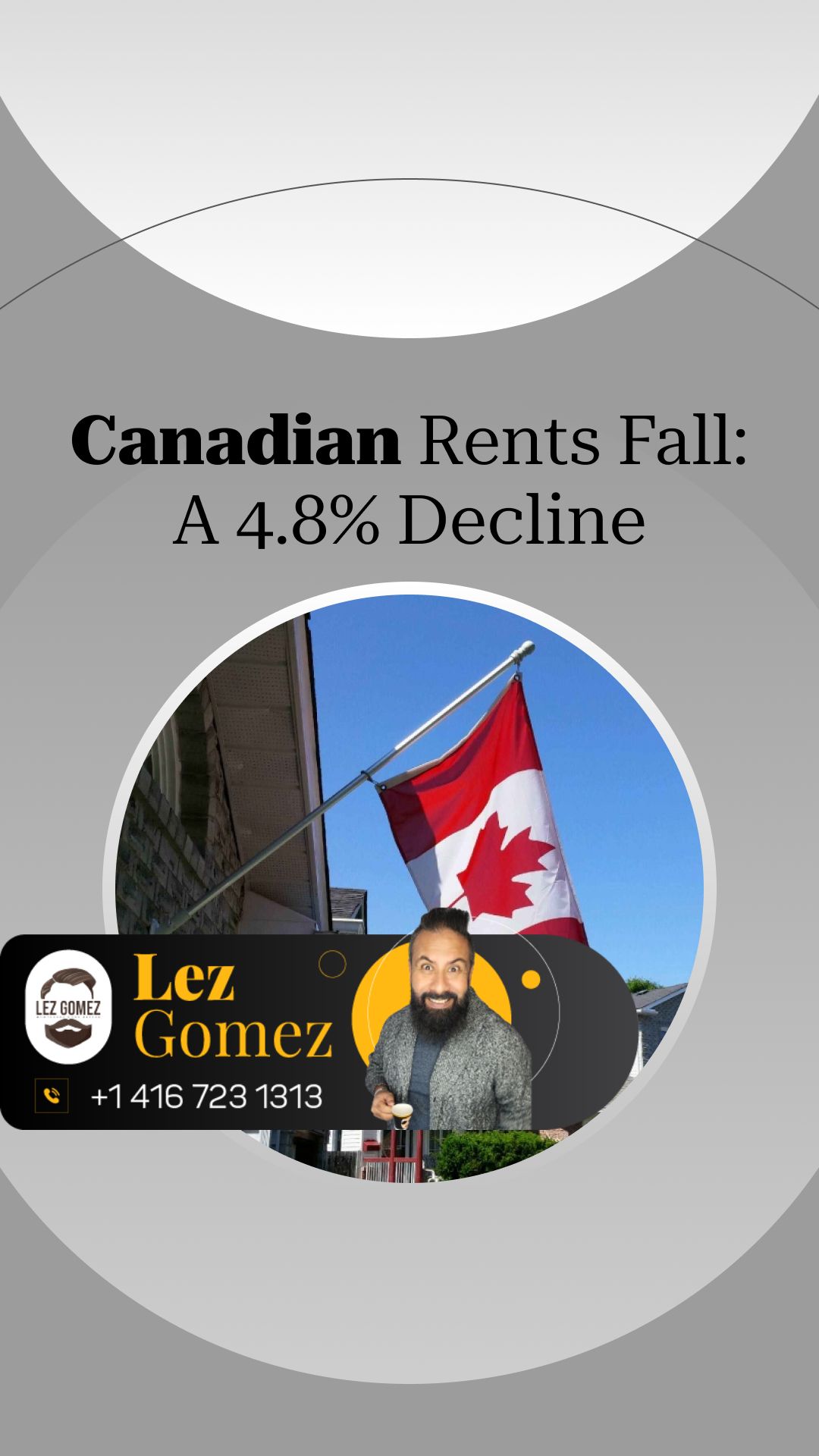 Canadian Rents Fall: A 4.8% Decline | Get Your Mortgage for a LilLez!